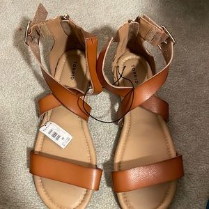 Torrid brown sandal. Size 10. New with tags.